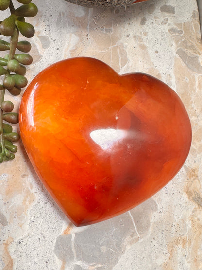 Carnelian Heart 360g