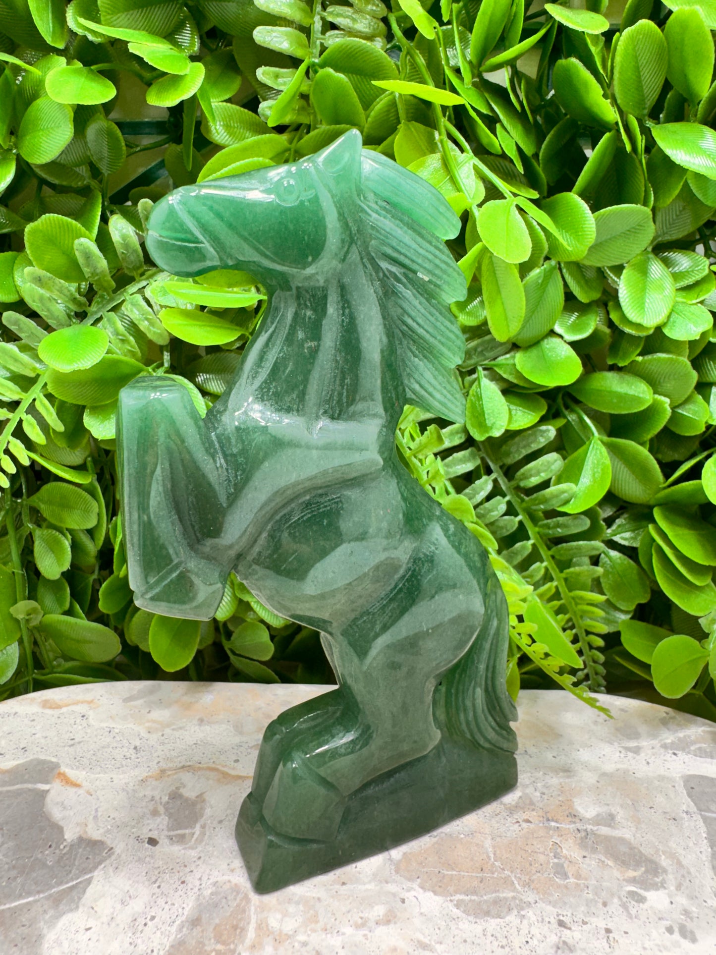 Green Aventurine Horse 312g