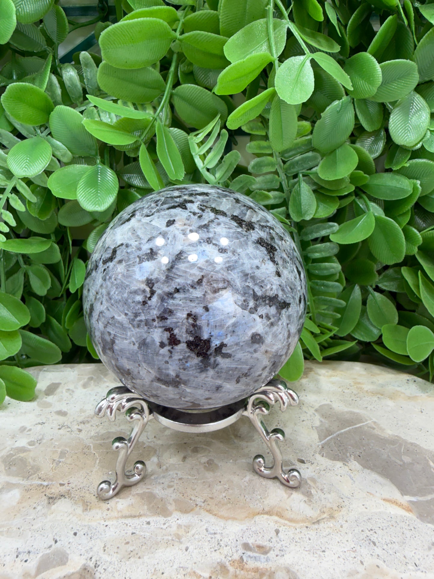 Larvikite Sphere 590g