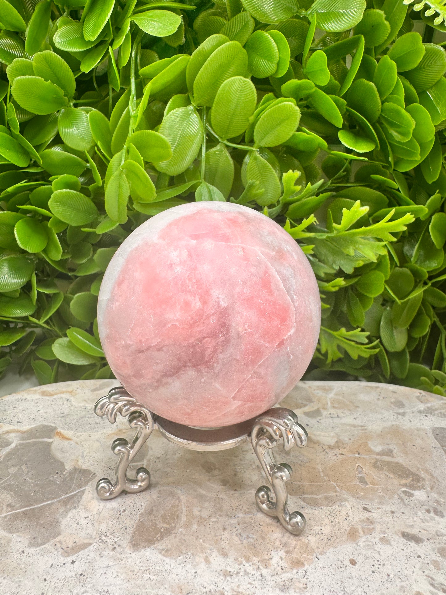 Pink Opal Sphere 522g