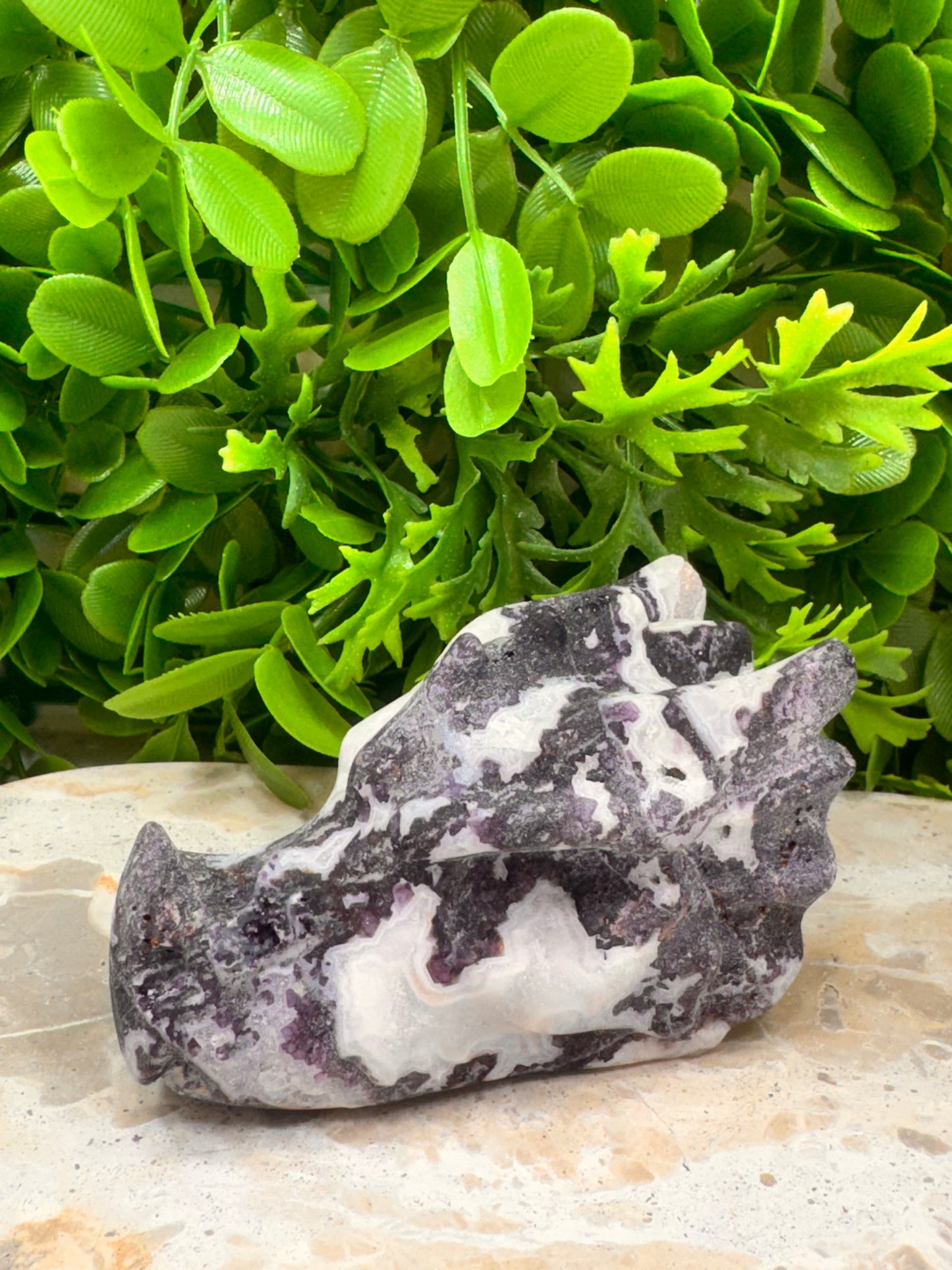 Purple Sphalerite Dragon 420g