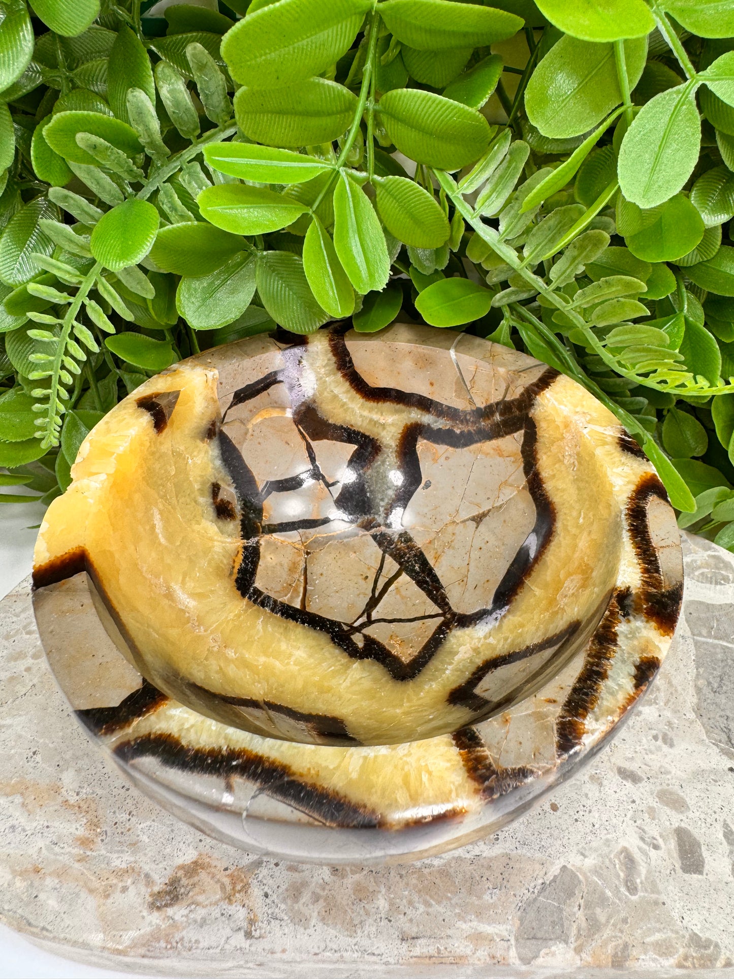 Septarian Dragon Stone Bowl 1458g