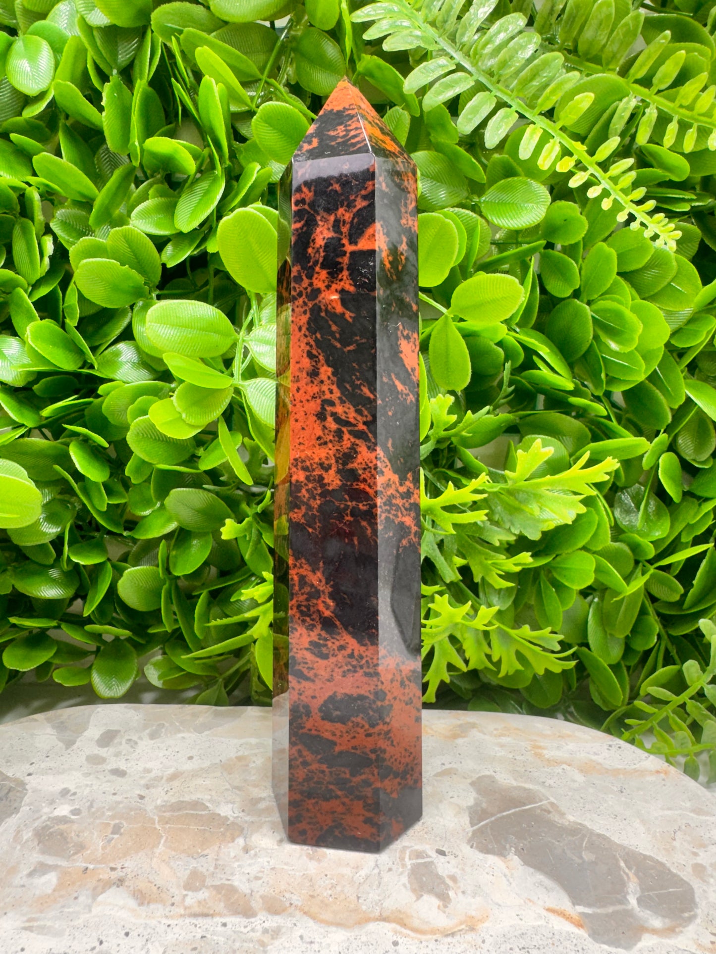 Mahogany Obsidian Tower 440g