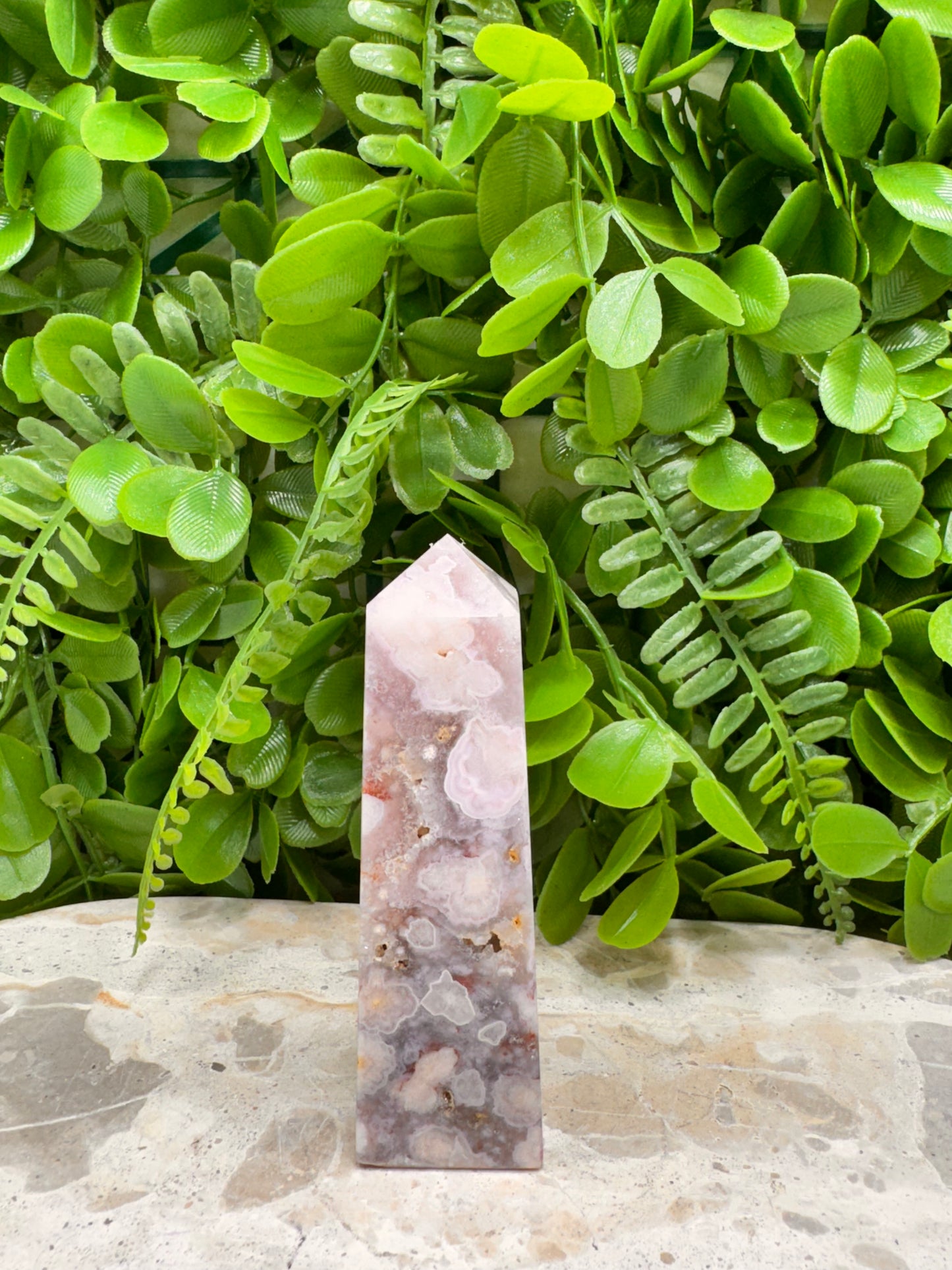 Flower Agate Point 126g
