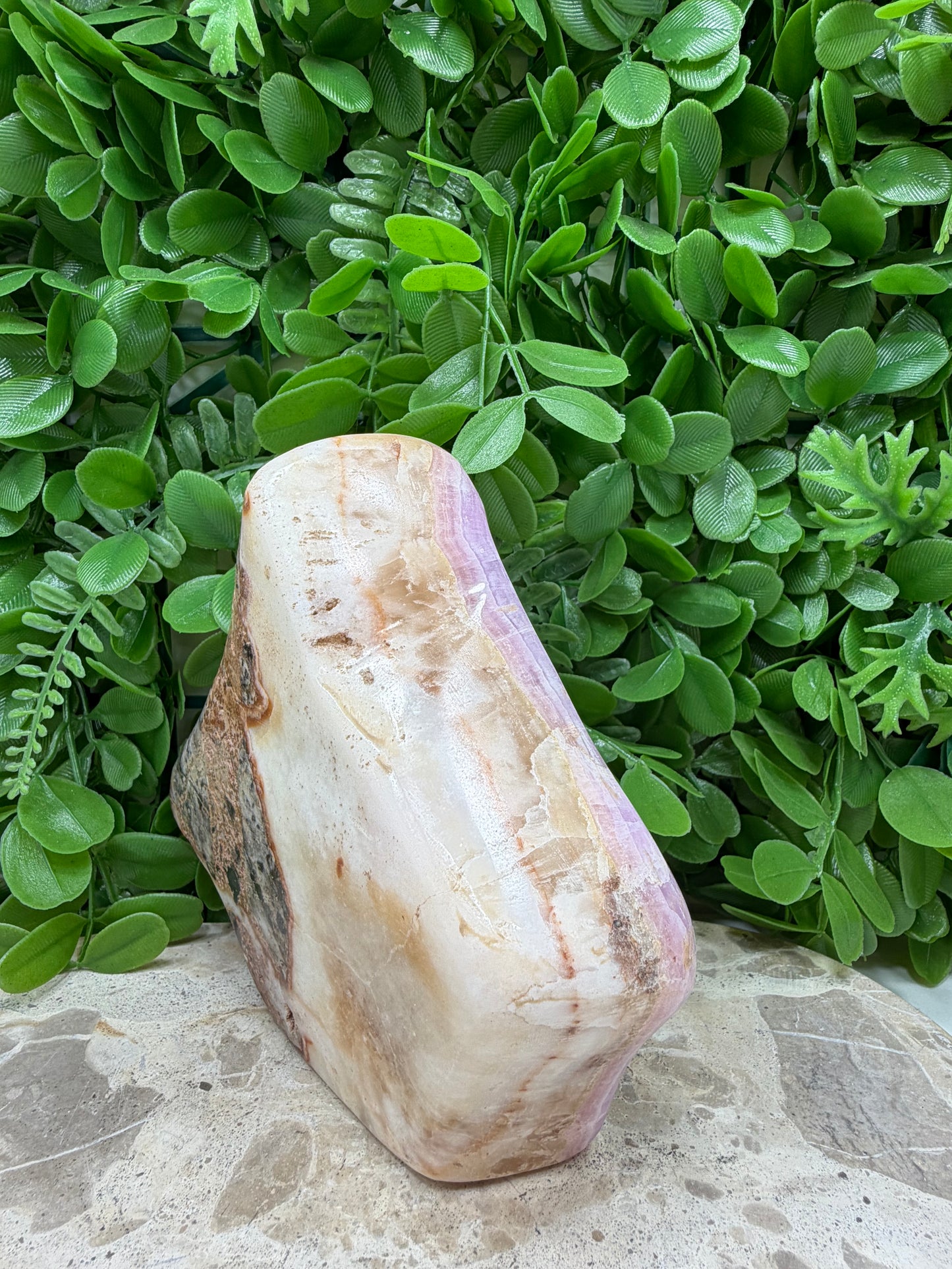 Pink Aragonite Freeform 1738g
