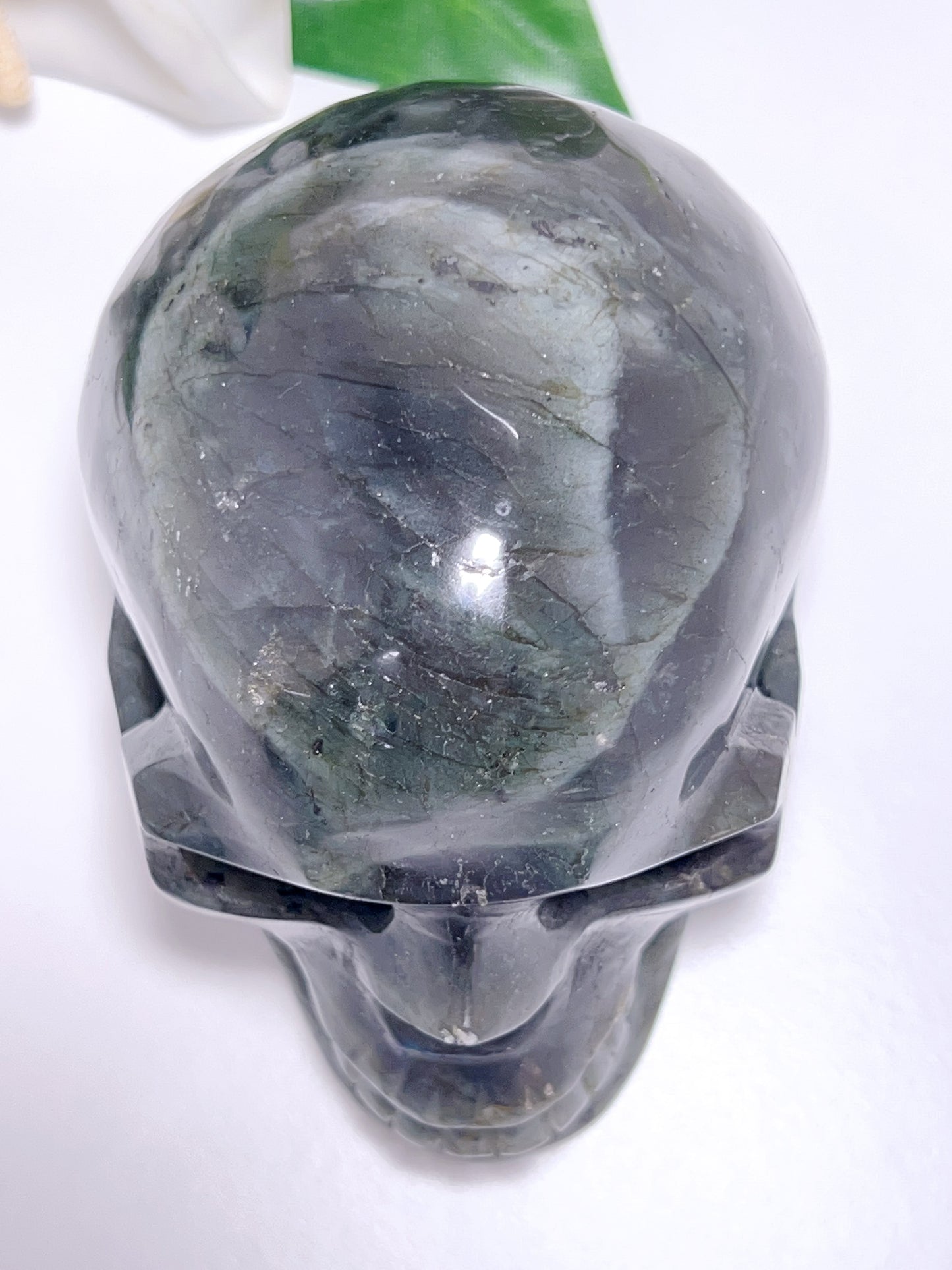 Labradorite Skull 1056g