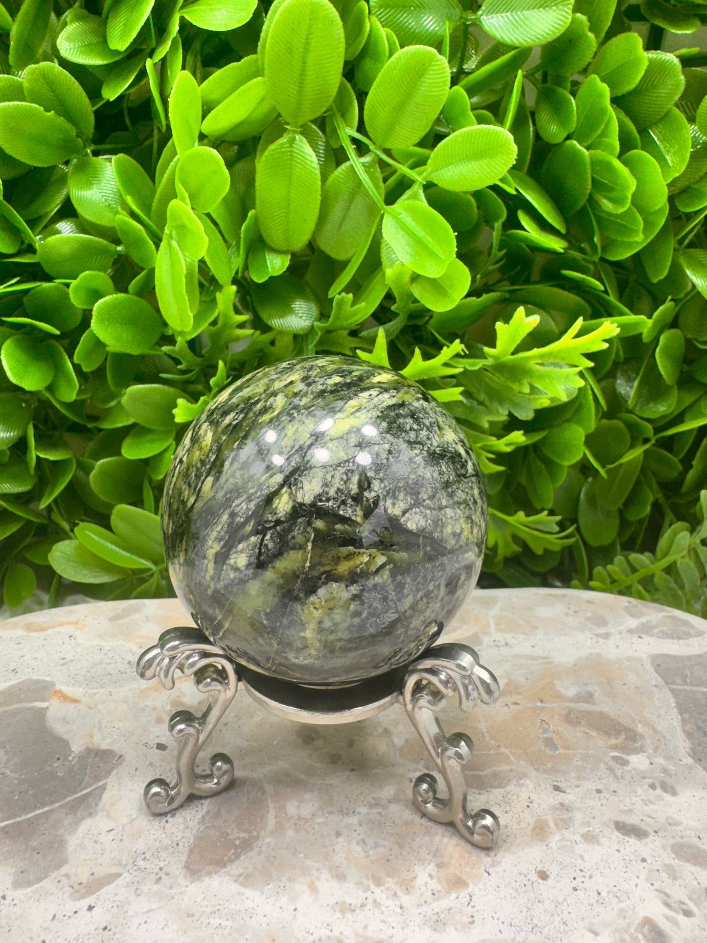 Nephrite Jade Sphere 378g