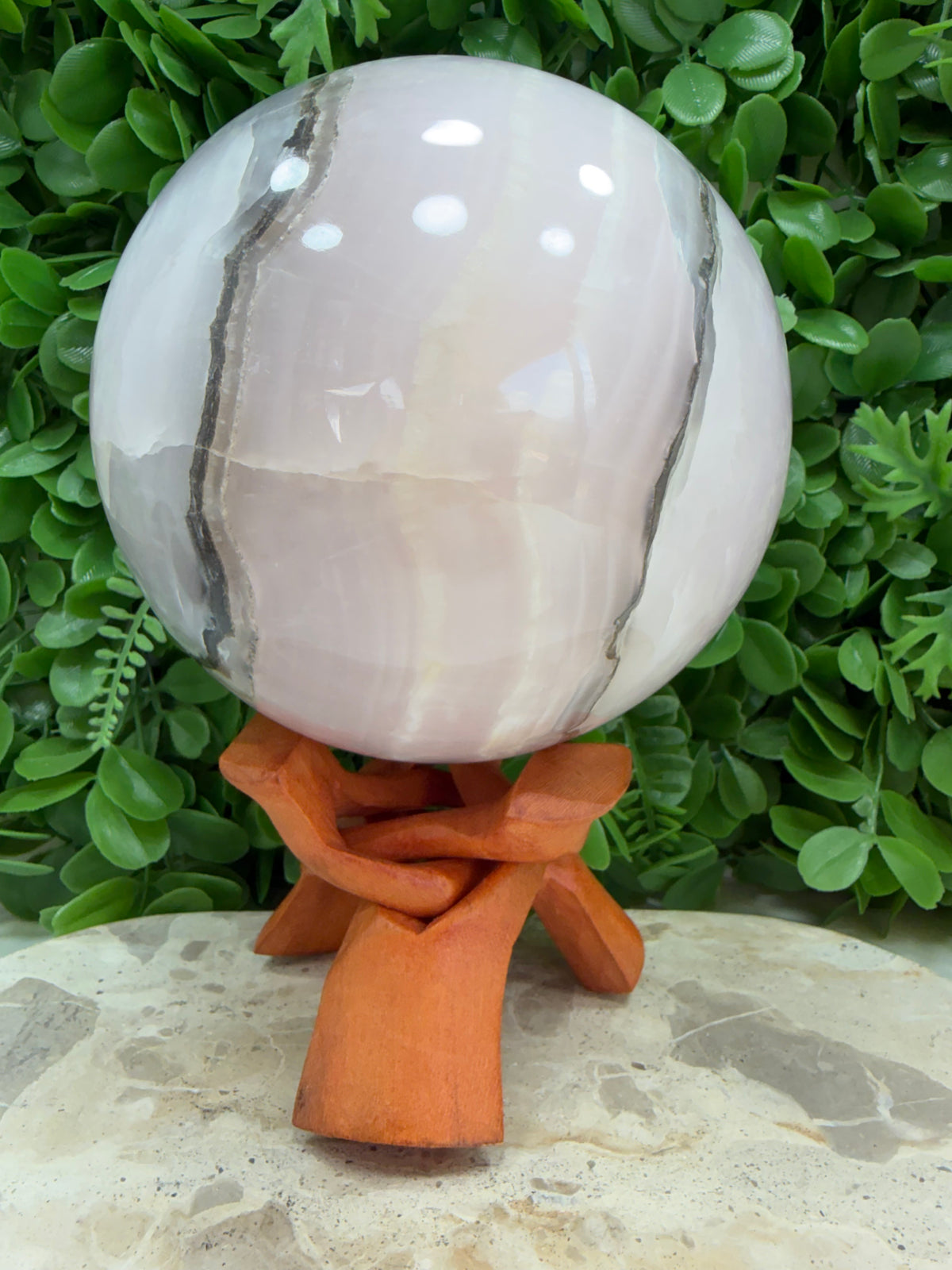 Smokey Pink Mangano UV Sphere 3646g
