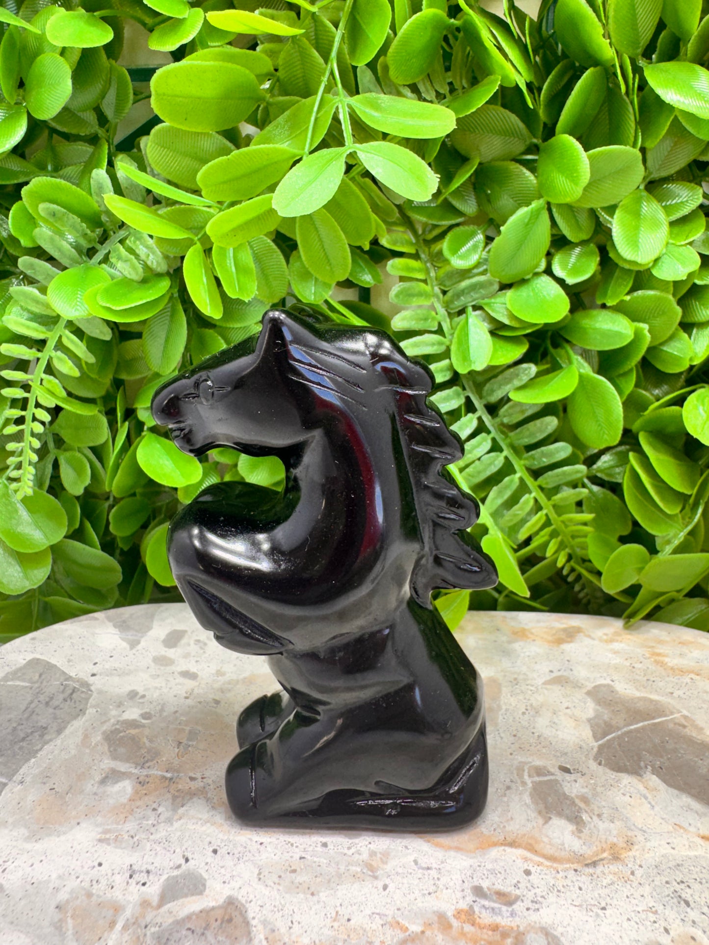 Black Obsidian Horse 288g