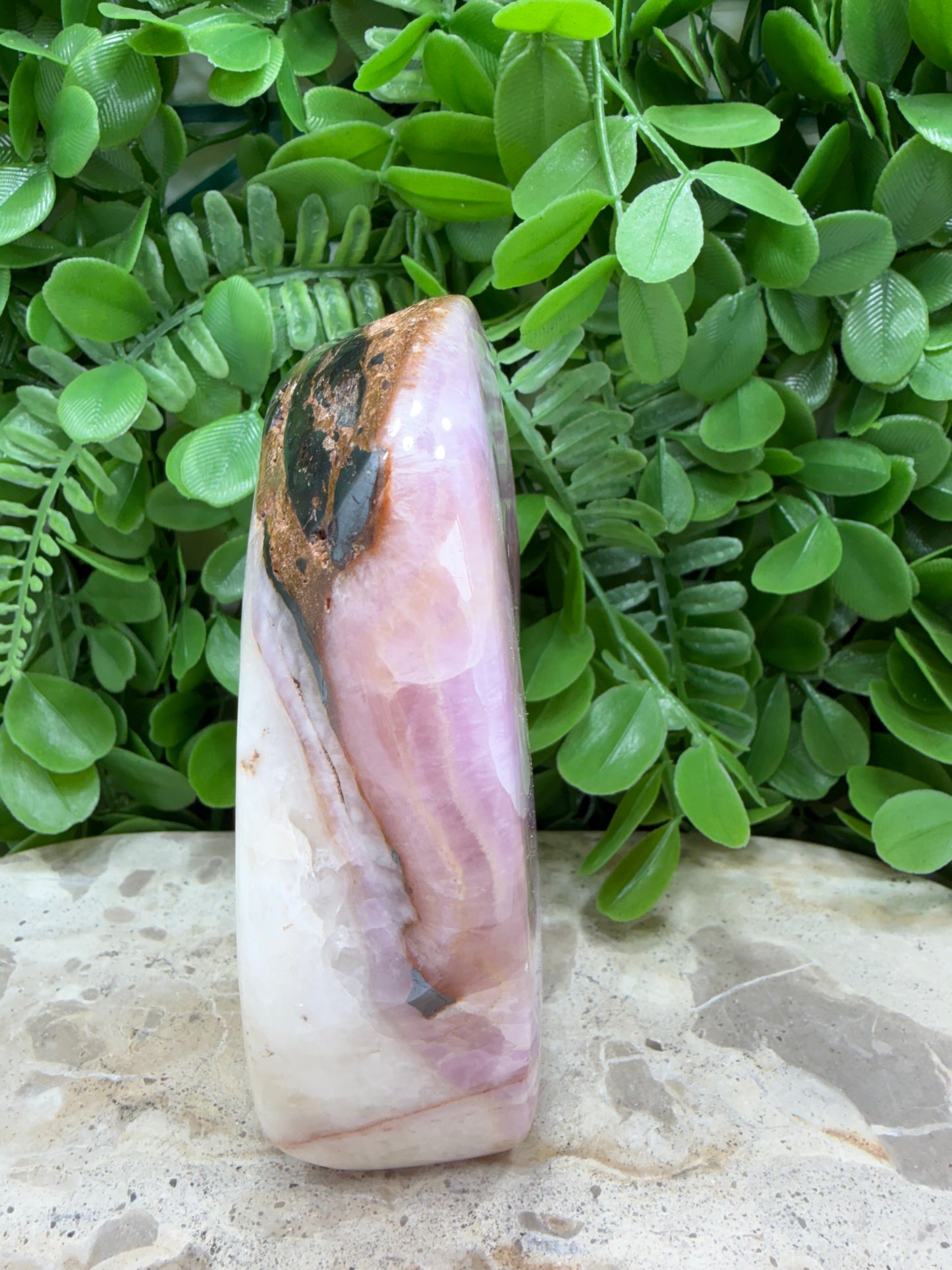 Pink Aragonite Freeform 1100g