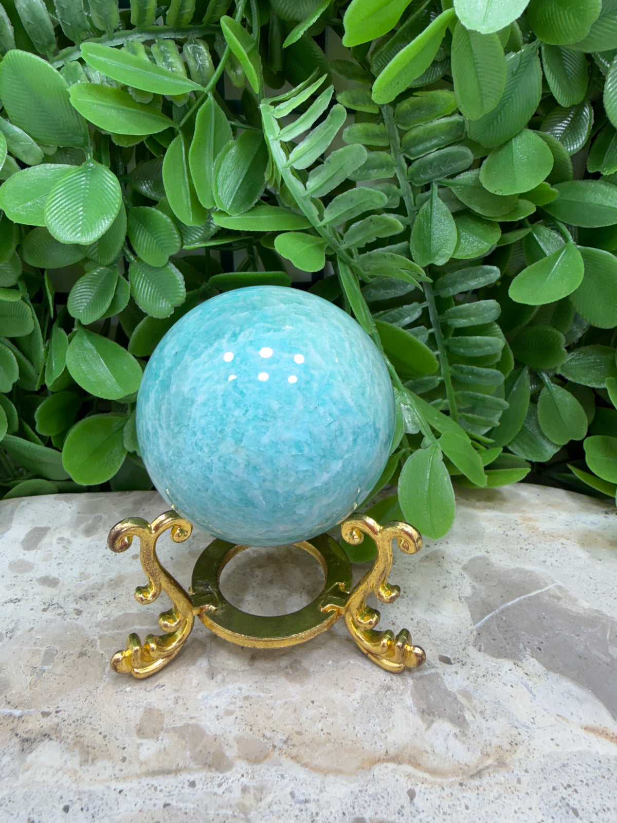 Amazonite Sphere 219g