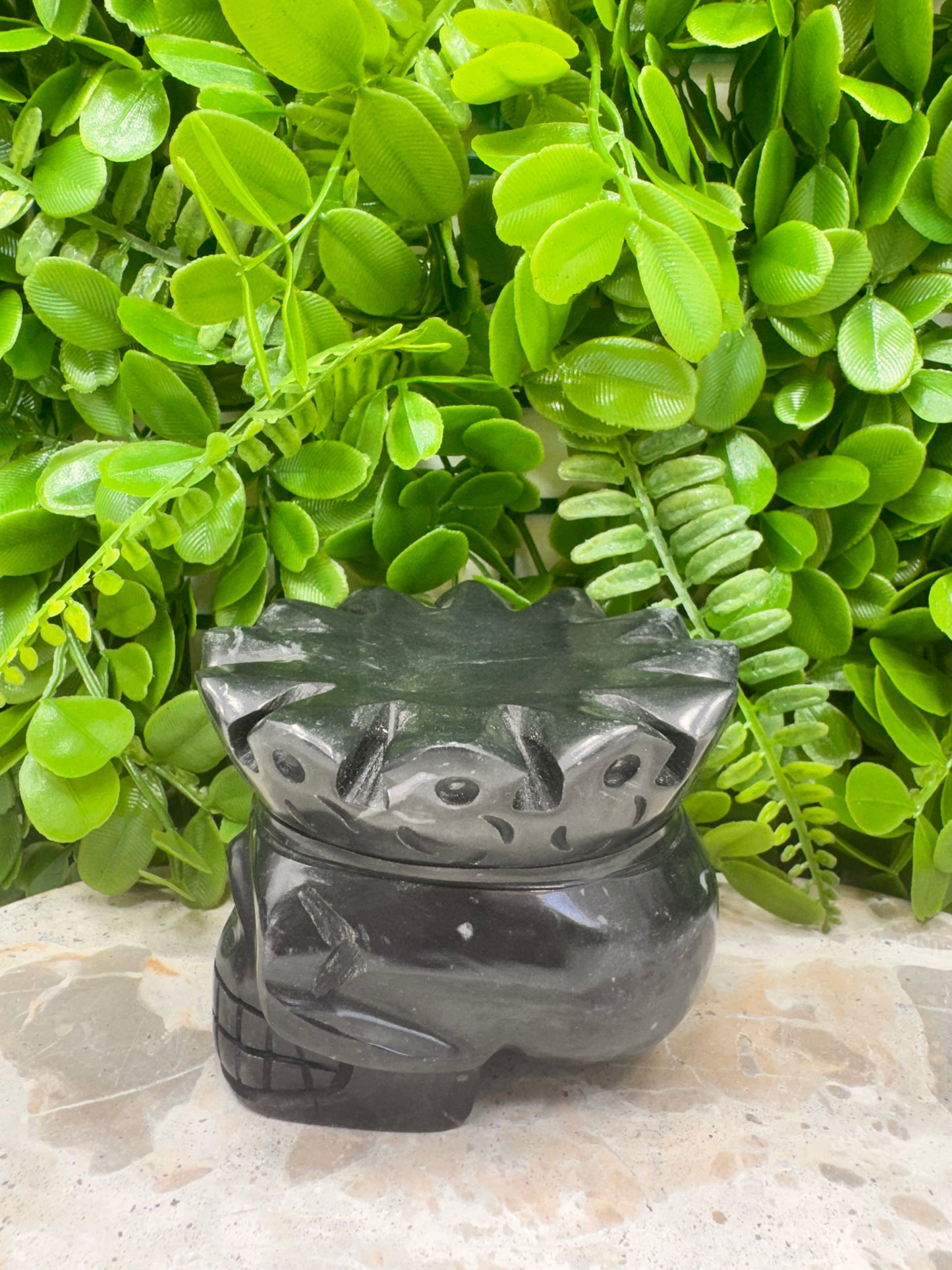 Black Jade King Skull 954g