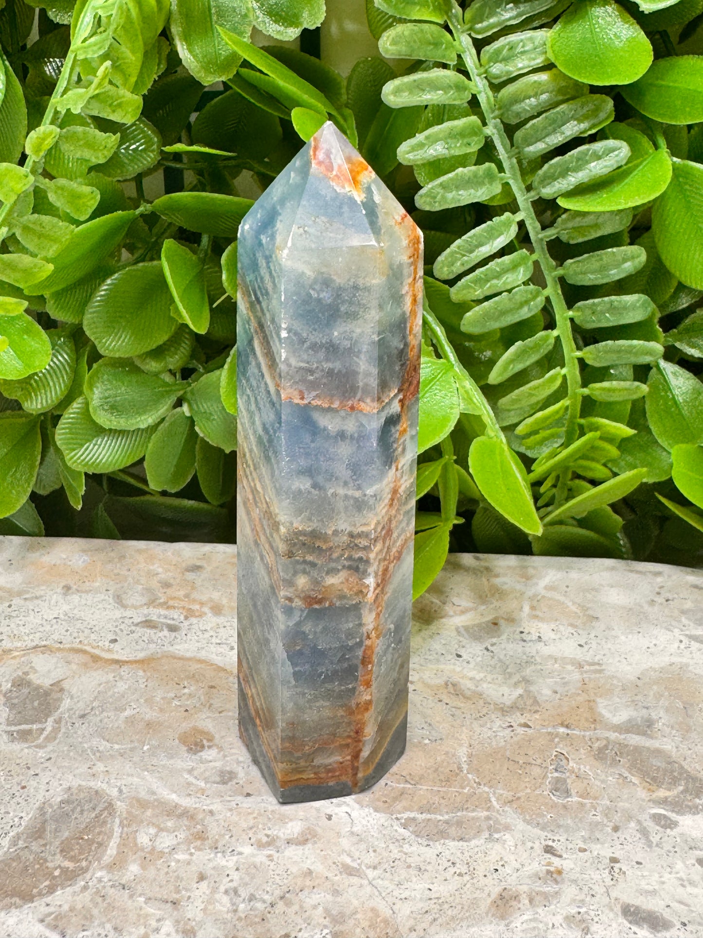 Blue Banded Onyx Point 99g