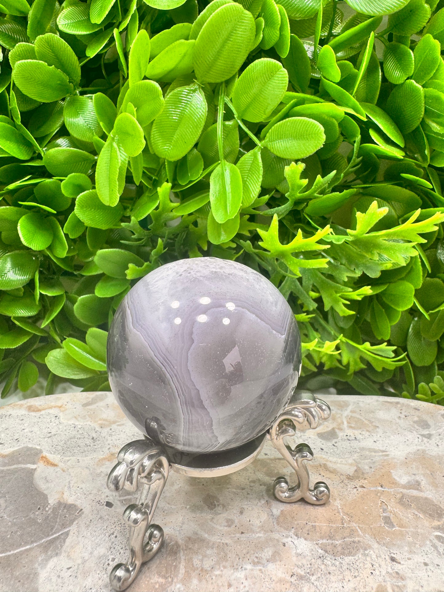 Druzy Agate Sphere 254g