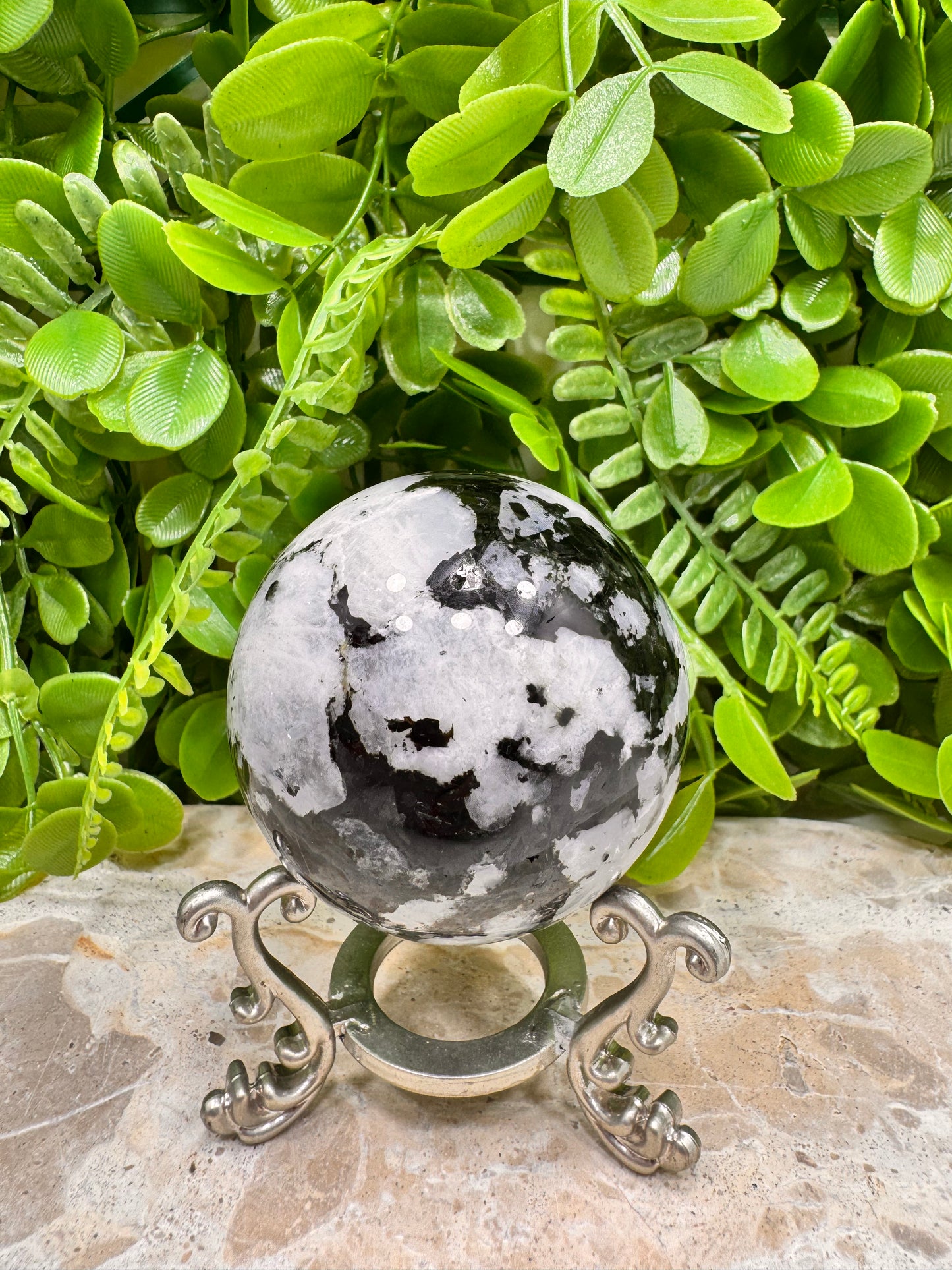 Rainbow Moonstone Sphere 361g