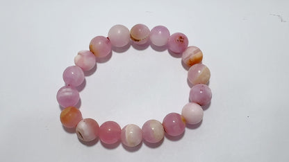 Pink Aragonite Bracelets 10mm