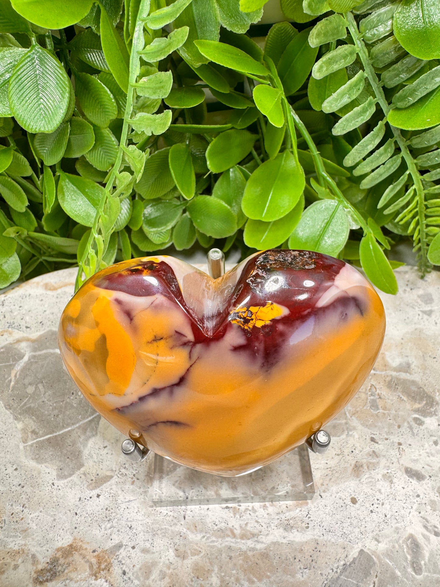 Mookite Jasper Heart 196g