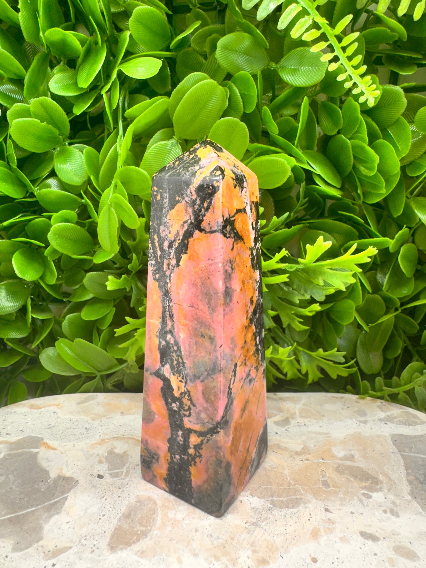 Rhodonite Tower 490g