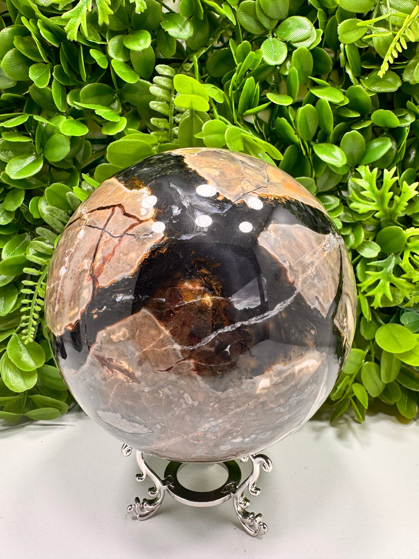 Volcanic Agate Sphere 3626g