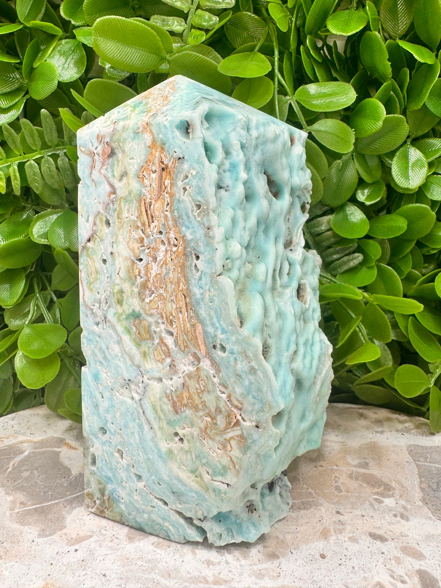 Hemimorphite Tower /Freeform 1508g