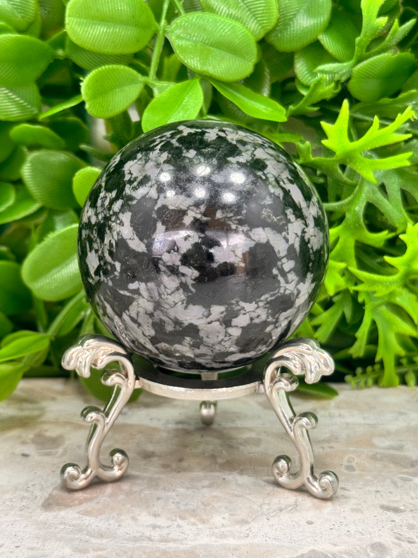 Mystic merlinite Sphere 424g