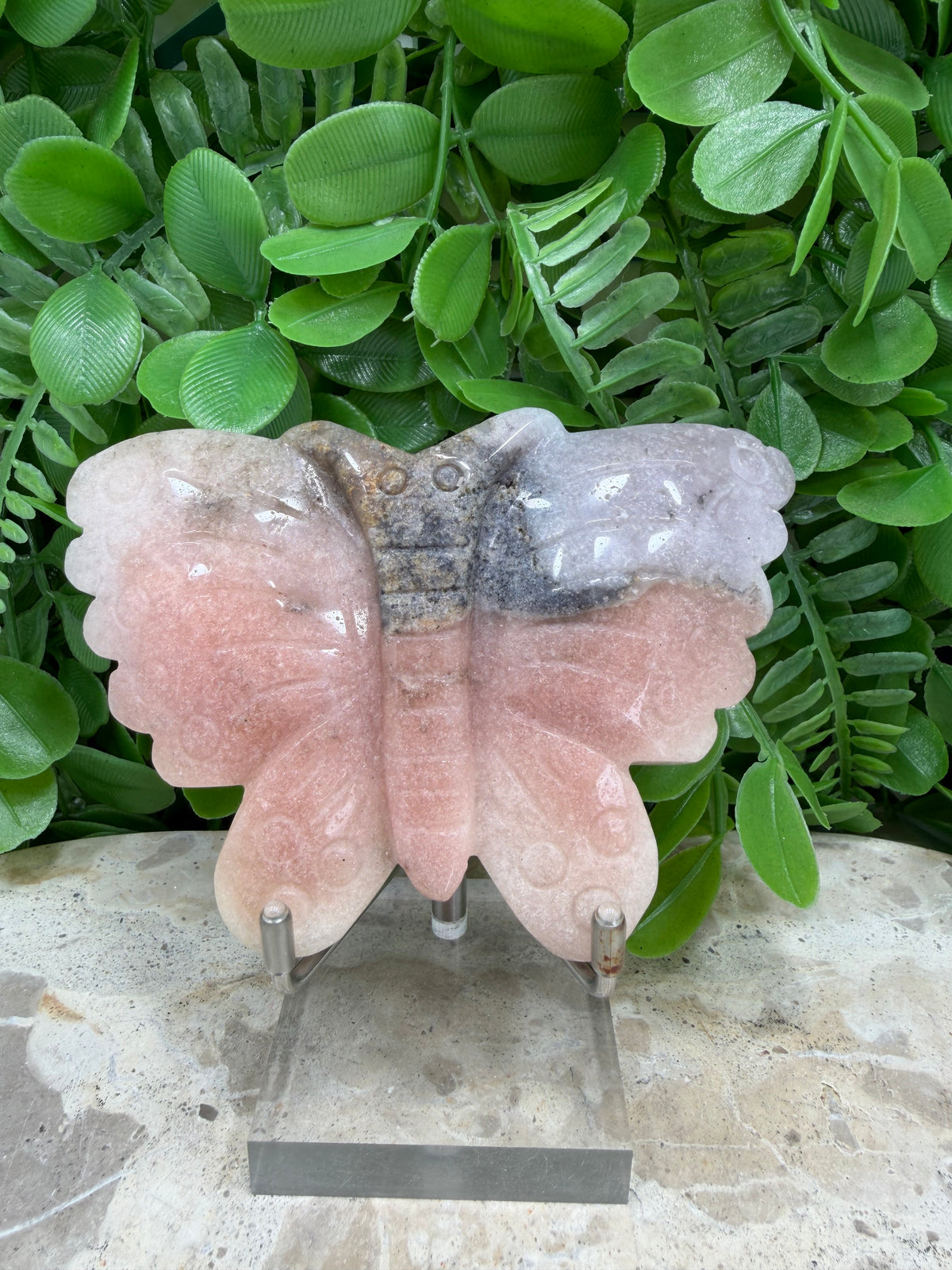 Pink Amethyst Butterfly | Love • Peace • Intuition