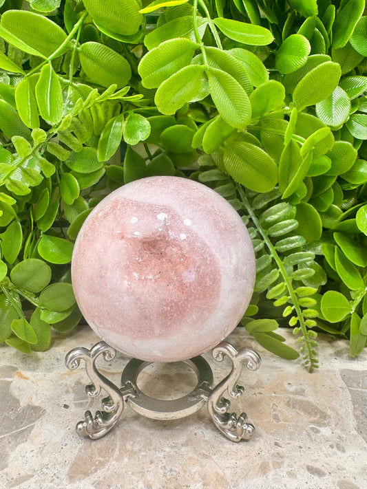 Pink Amethyst Sphere 438g