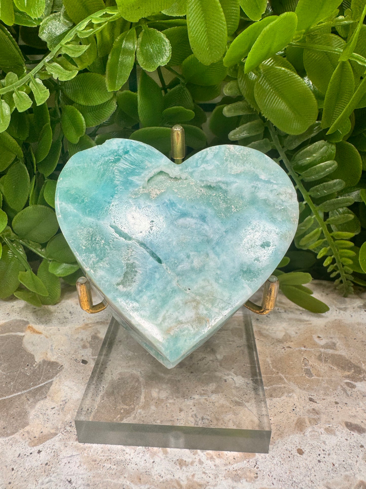 Hemimorphite Heart 205g