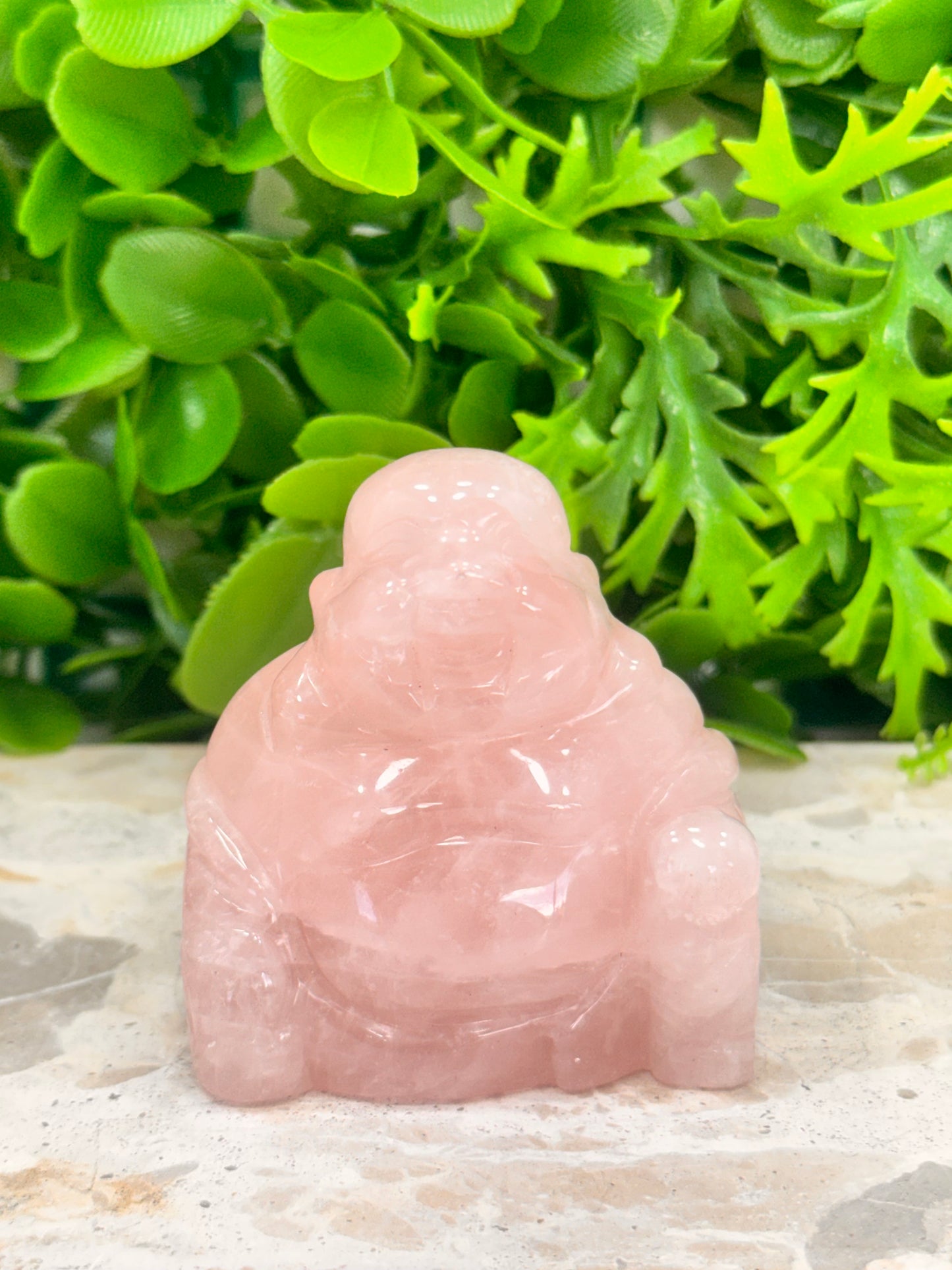Rose Quartz Buddha 186g