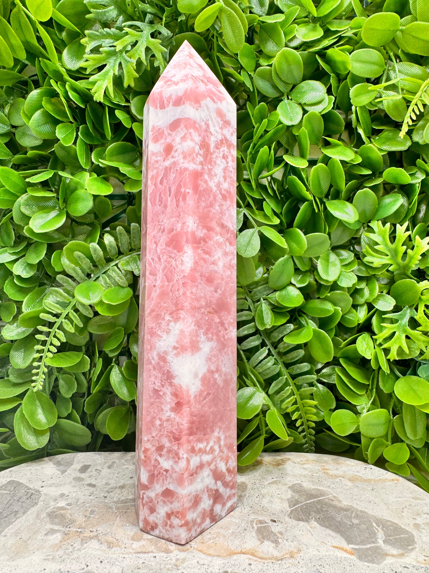 Pink Opal Tower 940g