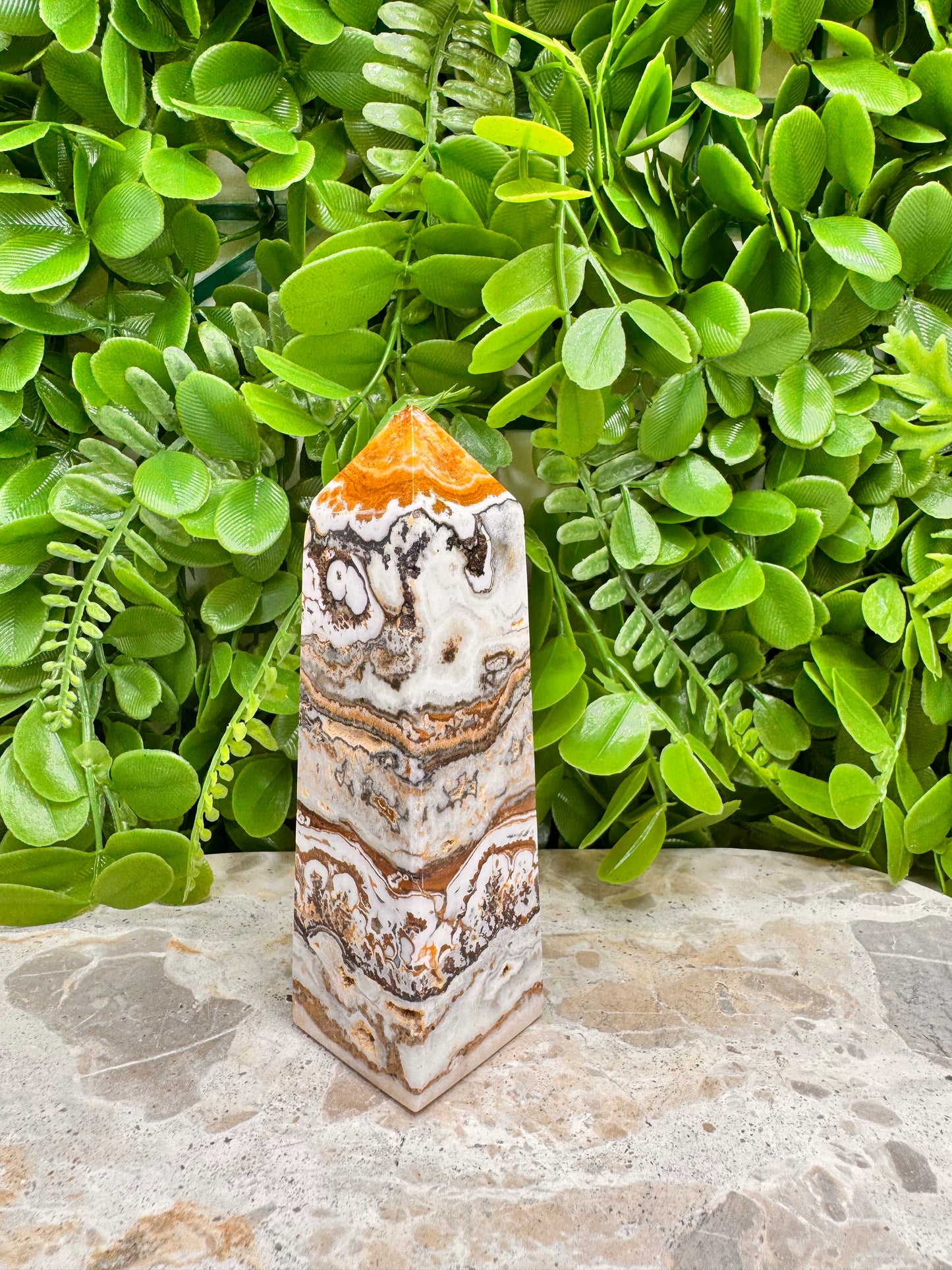 Dendritic Ocean Root Jasper Towers 309g