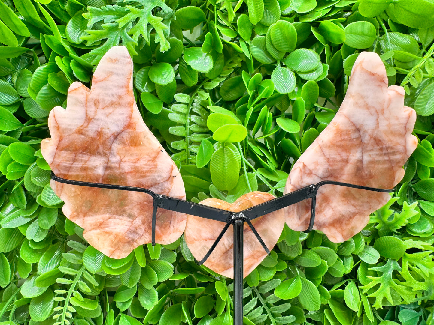 Fire Quartz Heart Wings 430g