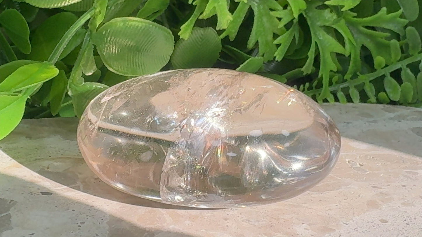 Smokey Quartz Palm Stone 140g