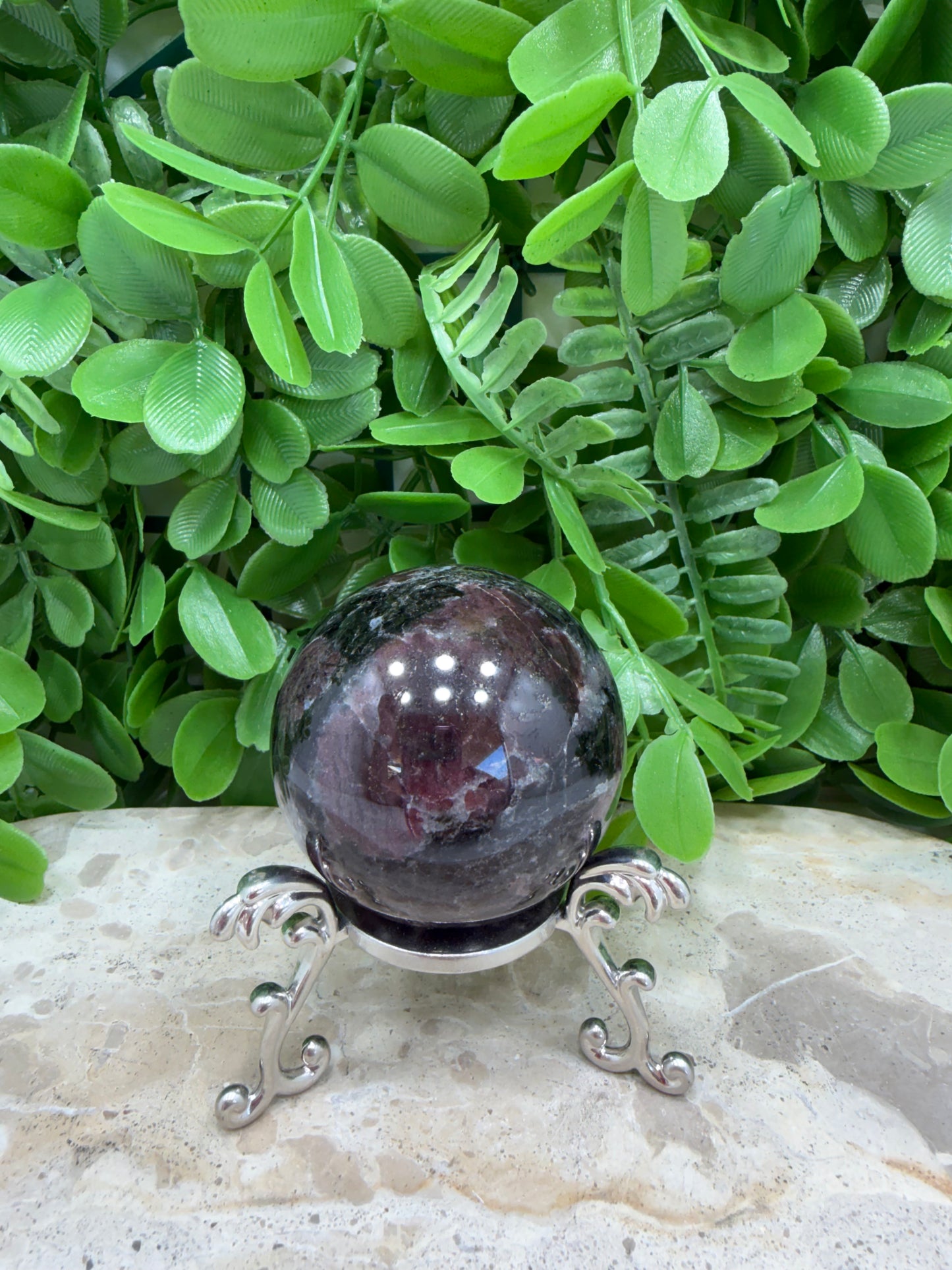 Garnet Sphere 250g