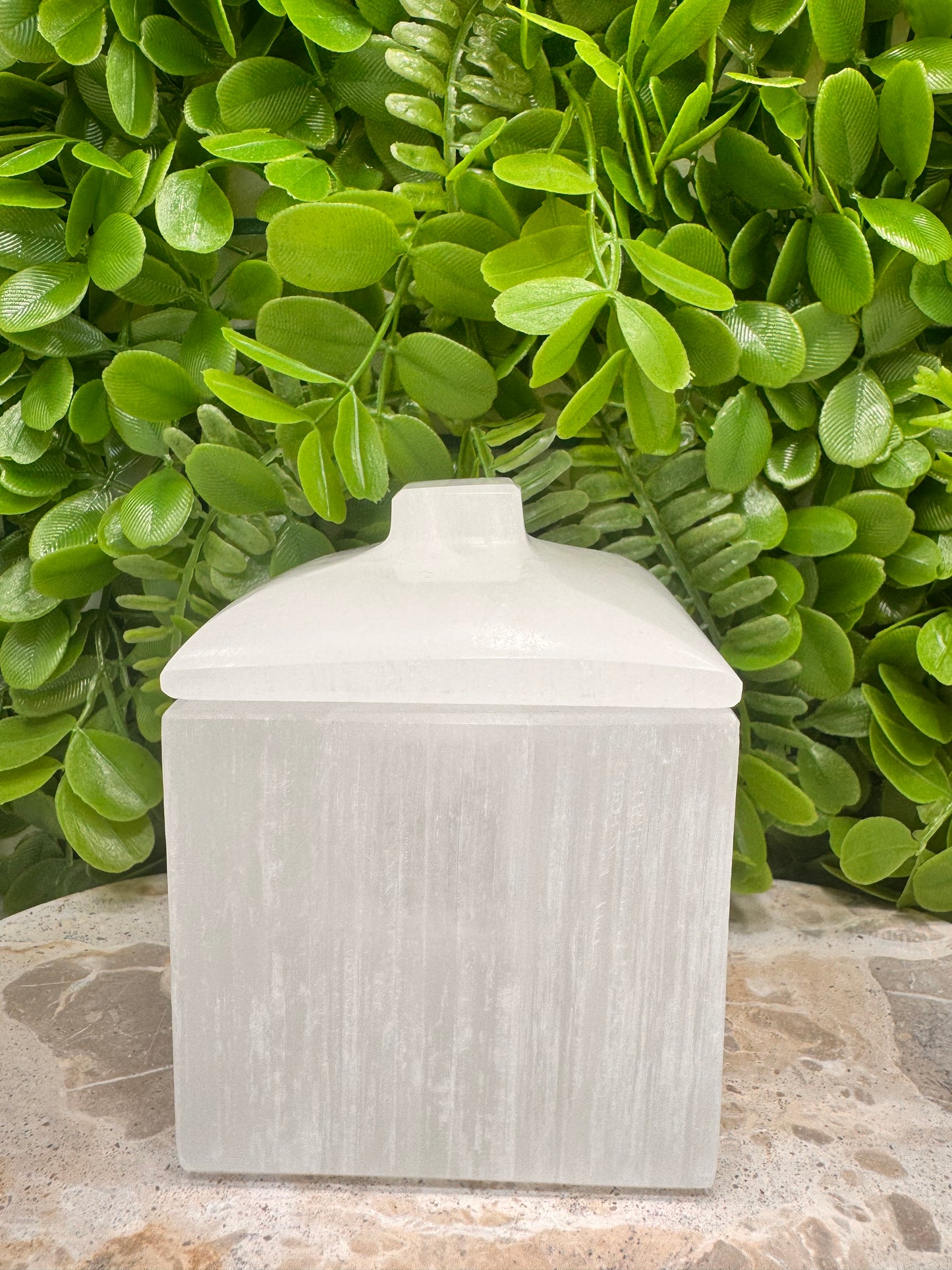 Selenite Box with Lid Approx 1050g