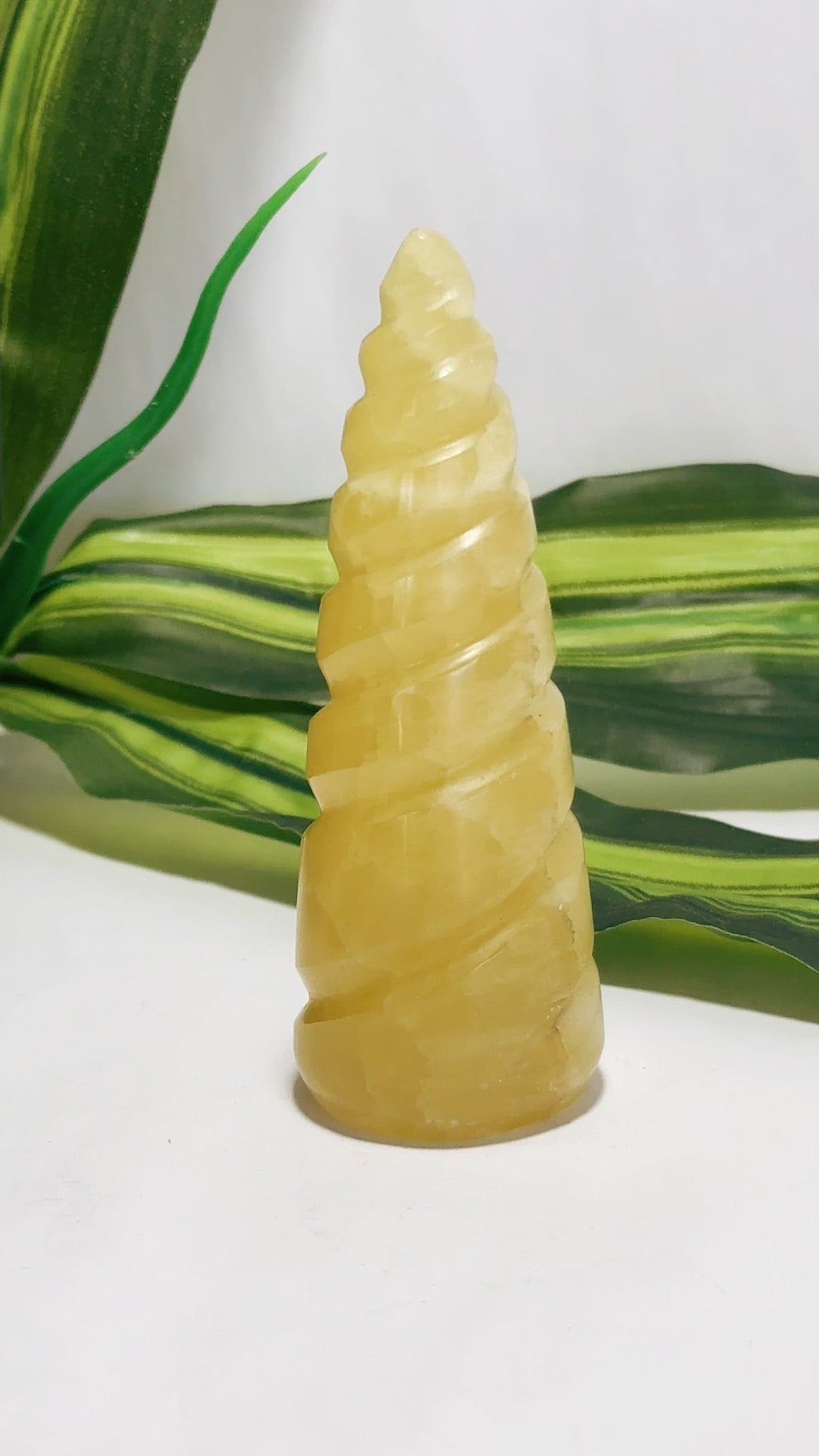 Lemon Calcite Point 170g