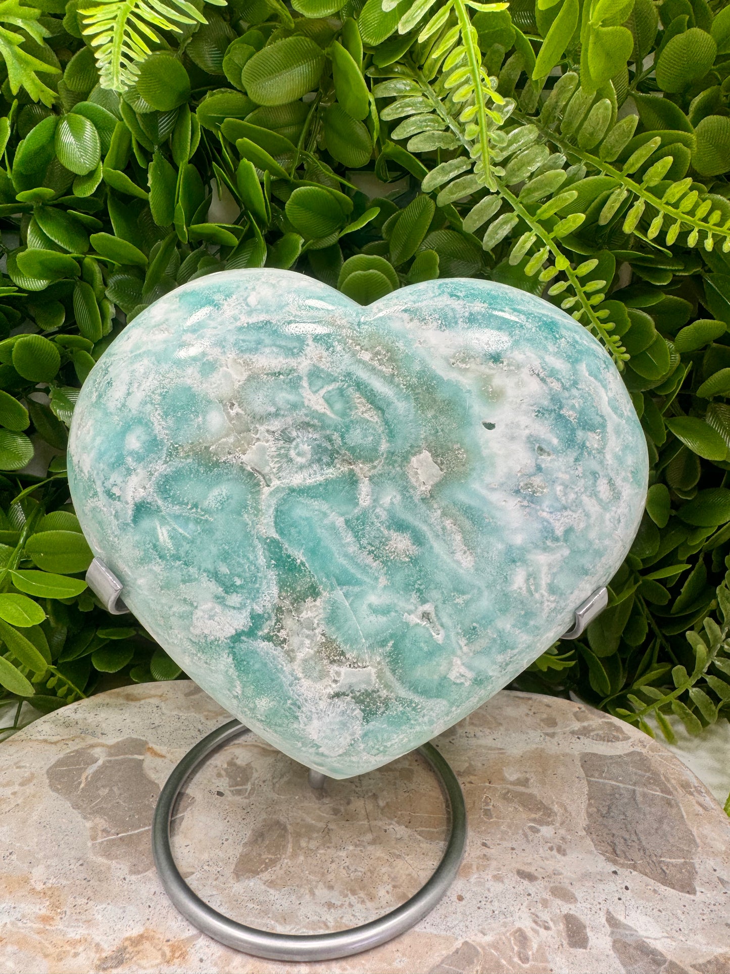 Hemimorphite Heart 1564g