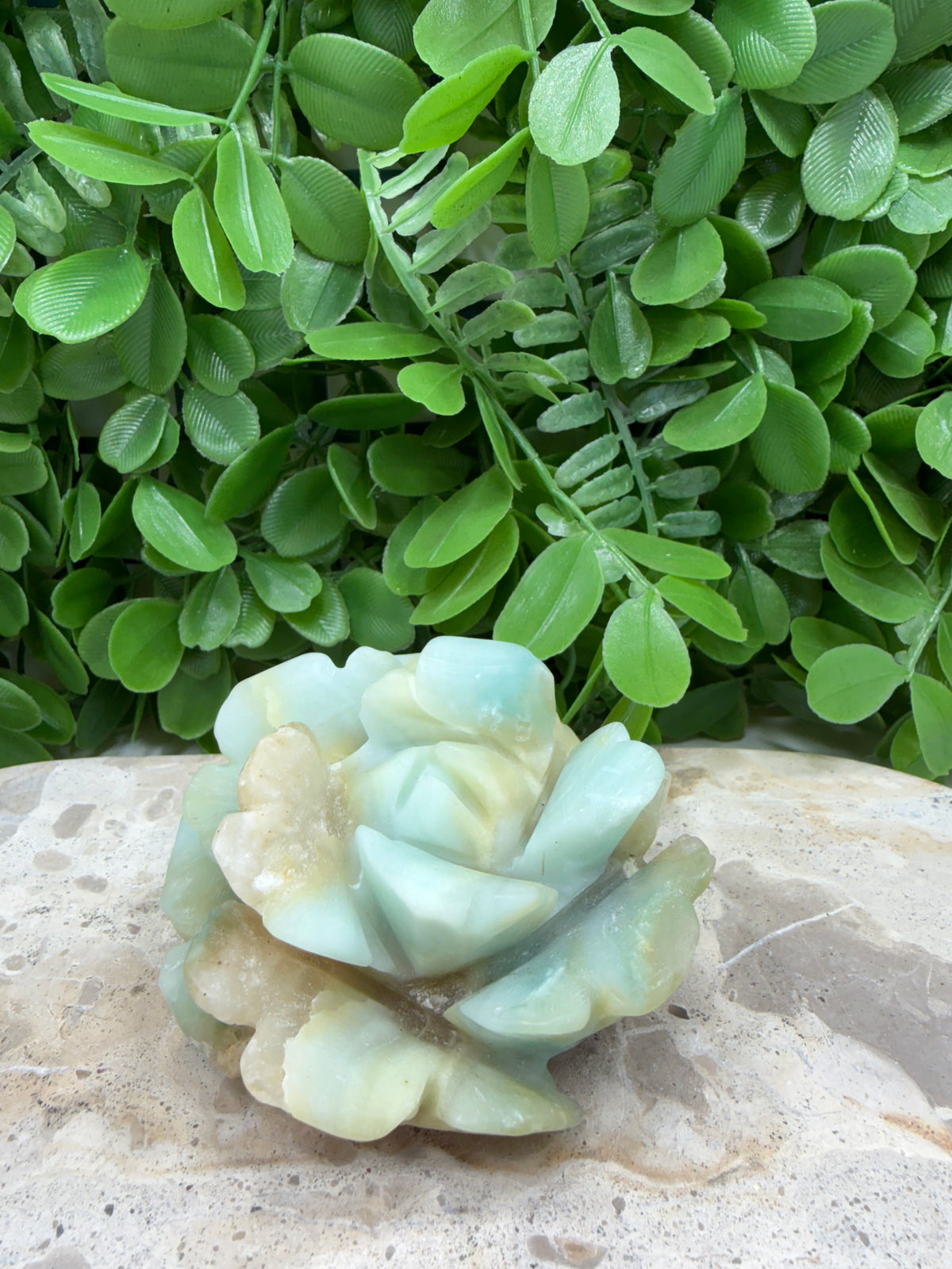 Caribbean Calcite Rose 284g | Calm • Intuition • Emotional Healing