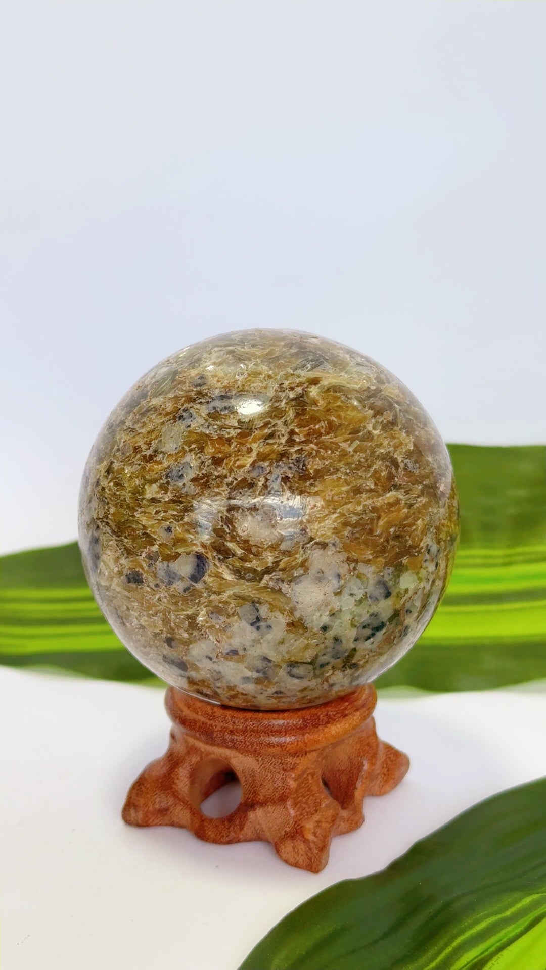 Blue Sapphire and Mica Sphere 474g