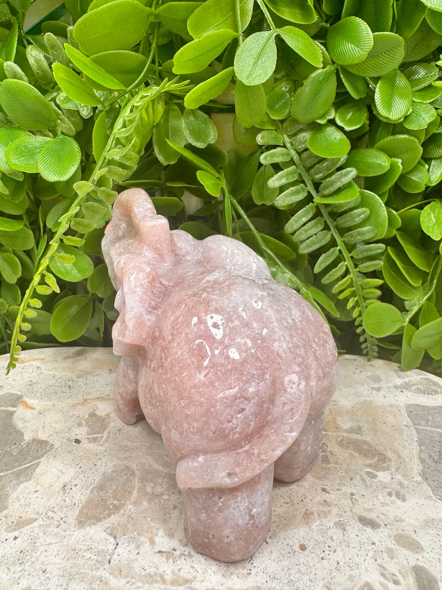 Pink Amethyst Elephant 554g