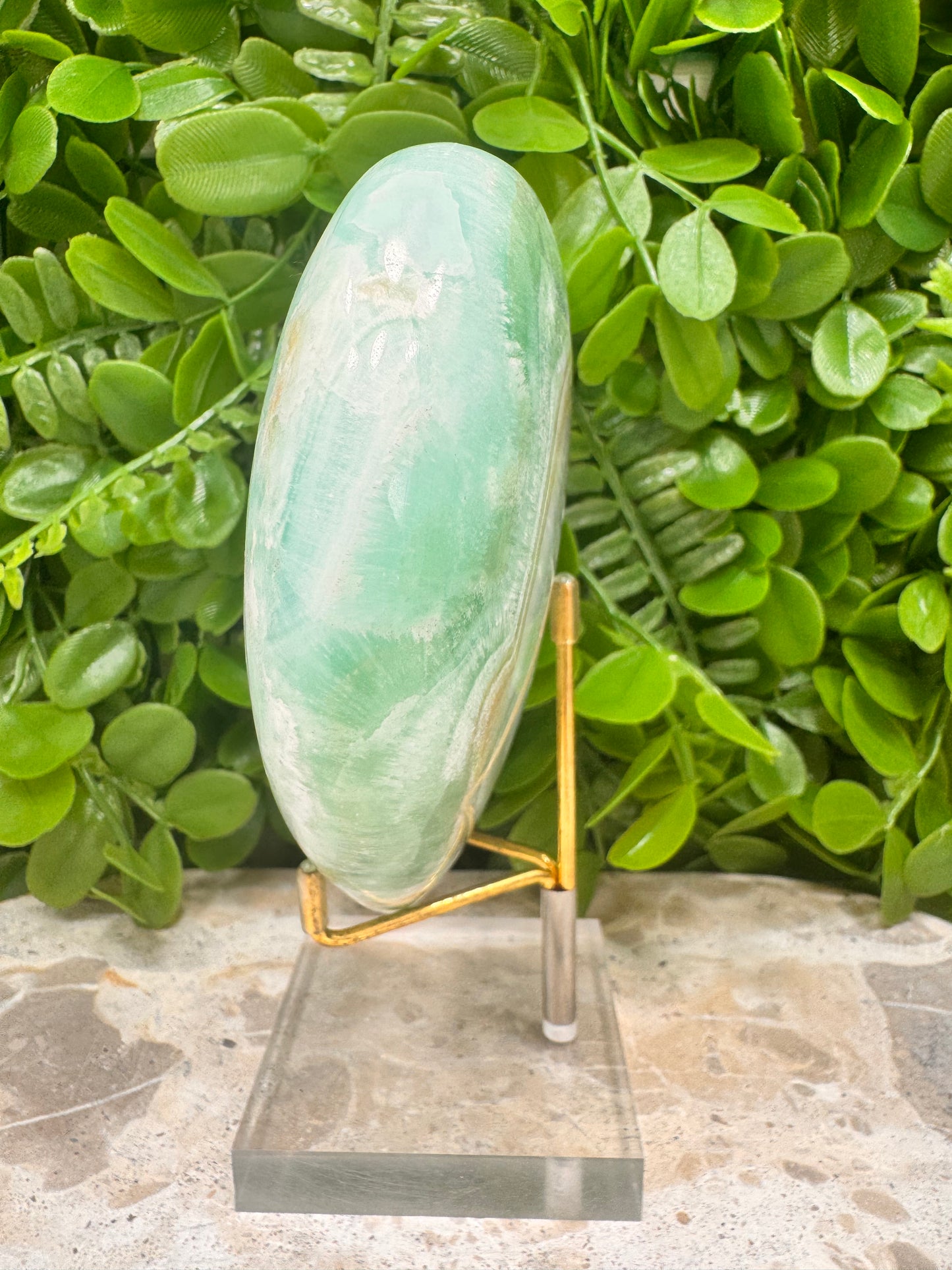 Aragonite & Smithsonite Heart 958g