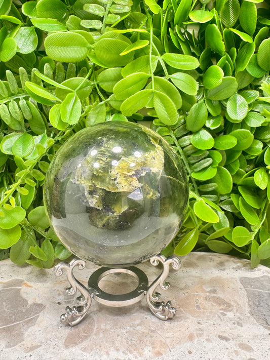 Nephrite Jade Sphere 856g