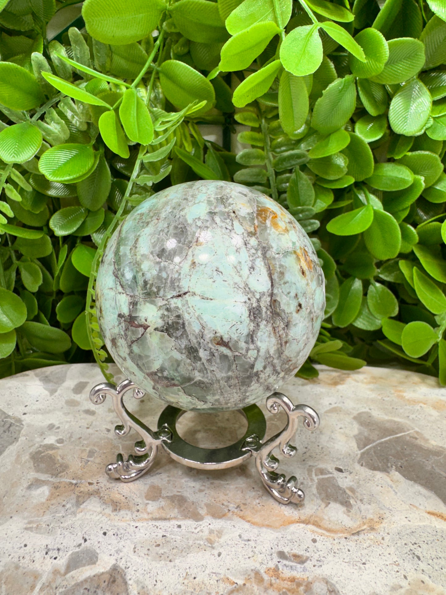 Turquoise Sphere 486g