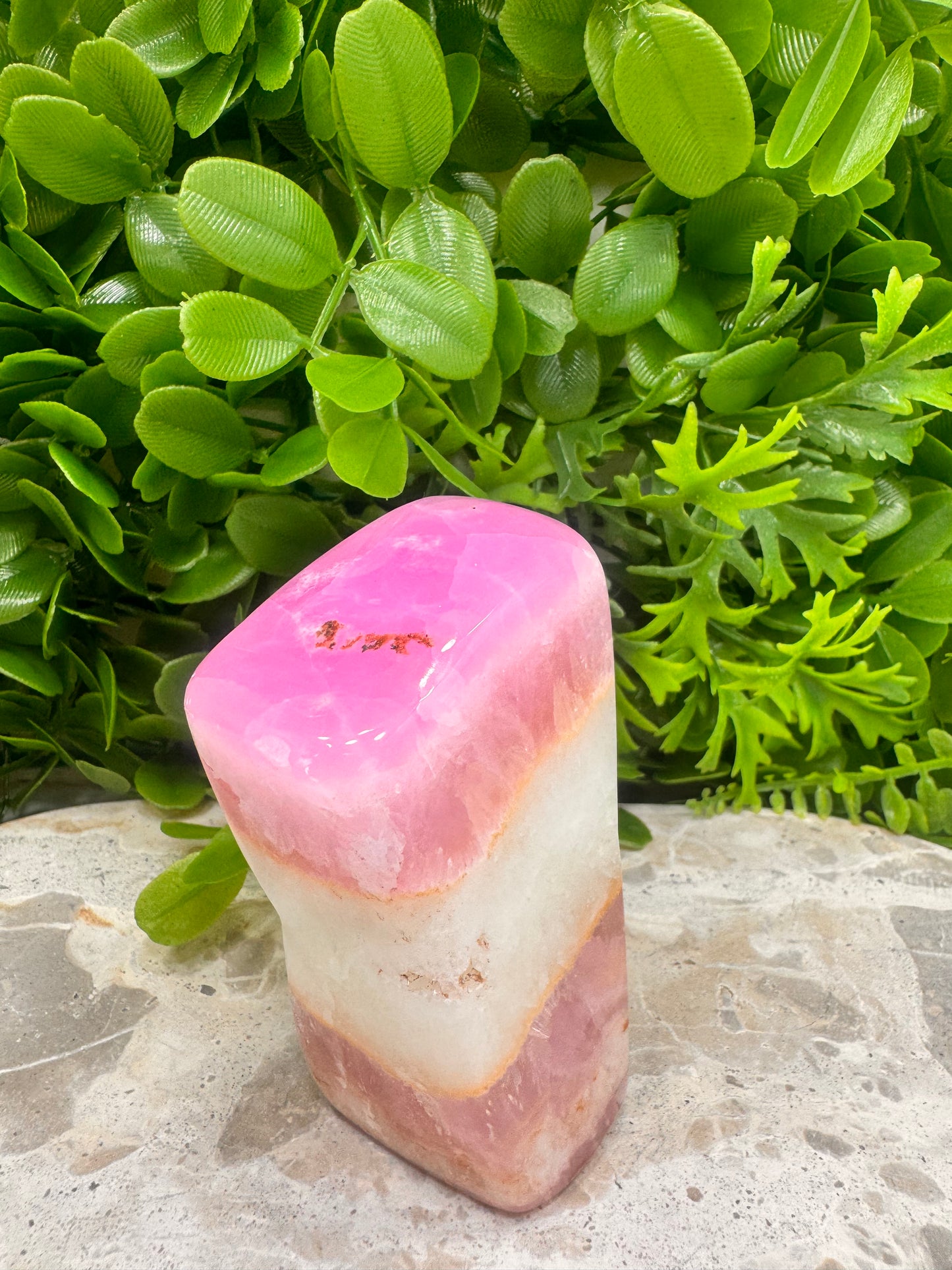 Pink Aragonite Freeform 308g