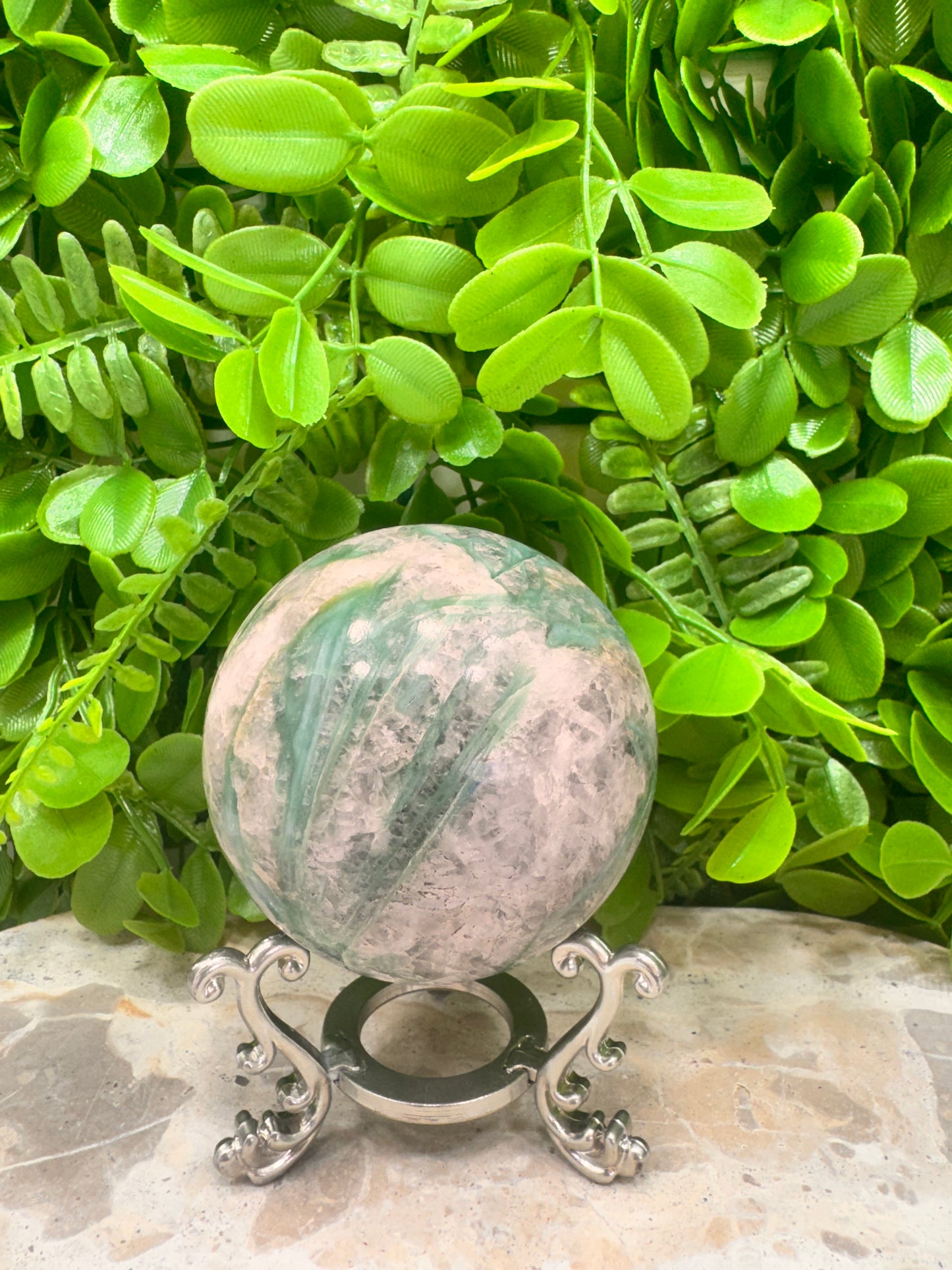 Blue / Green Kyanite Sphere 556g