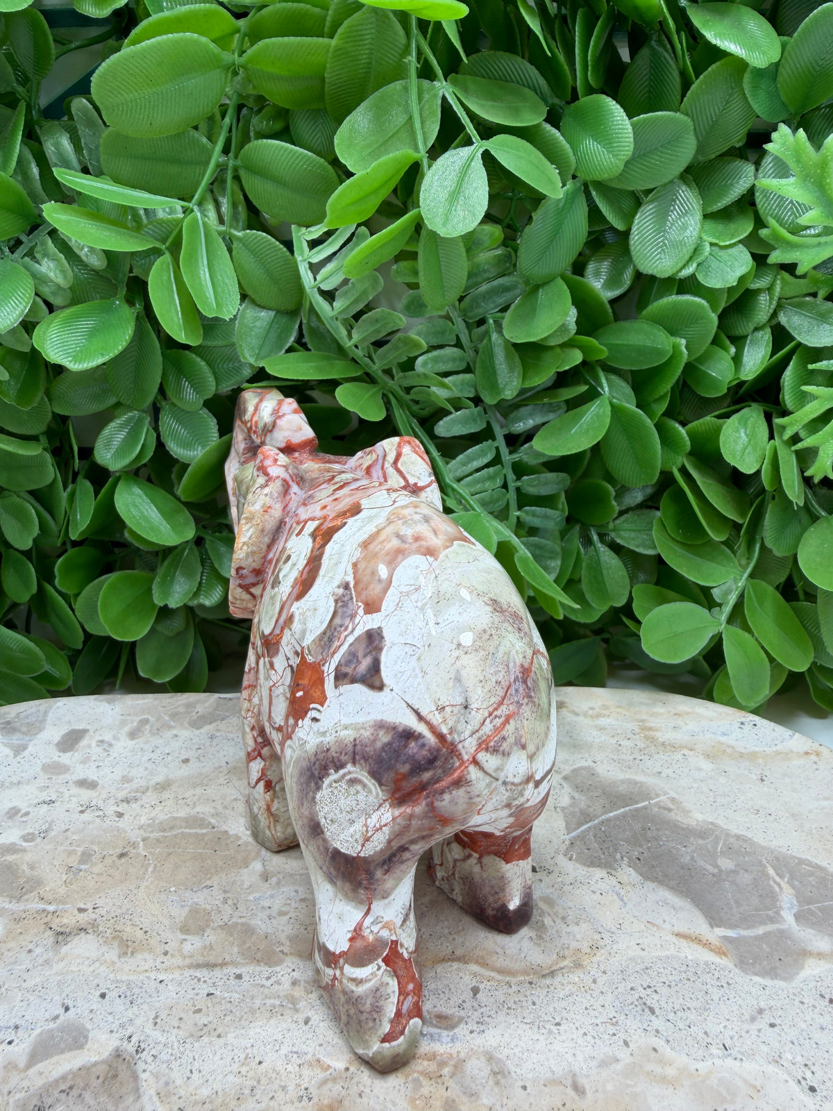 Money Agate Elephant 464g | Abundance • Prosperity • Success