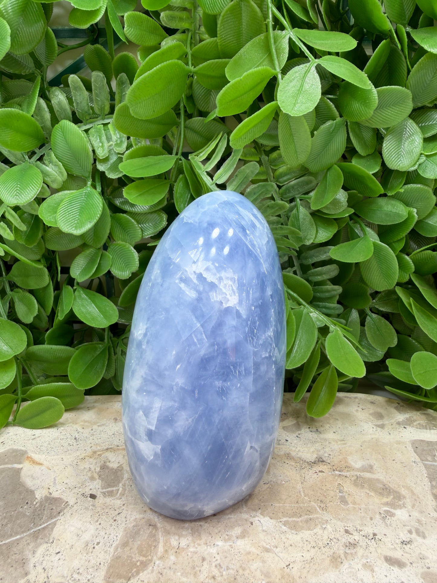 Blue Calcite Freeform 808g