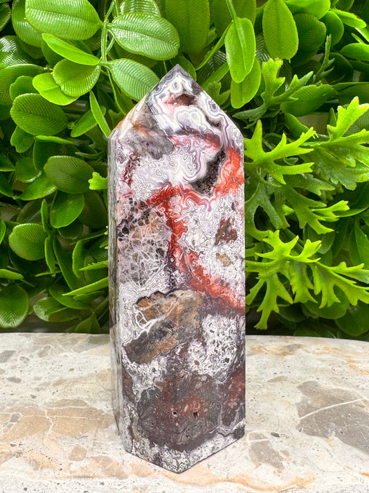 Mexican Agate Tower 345g