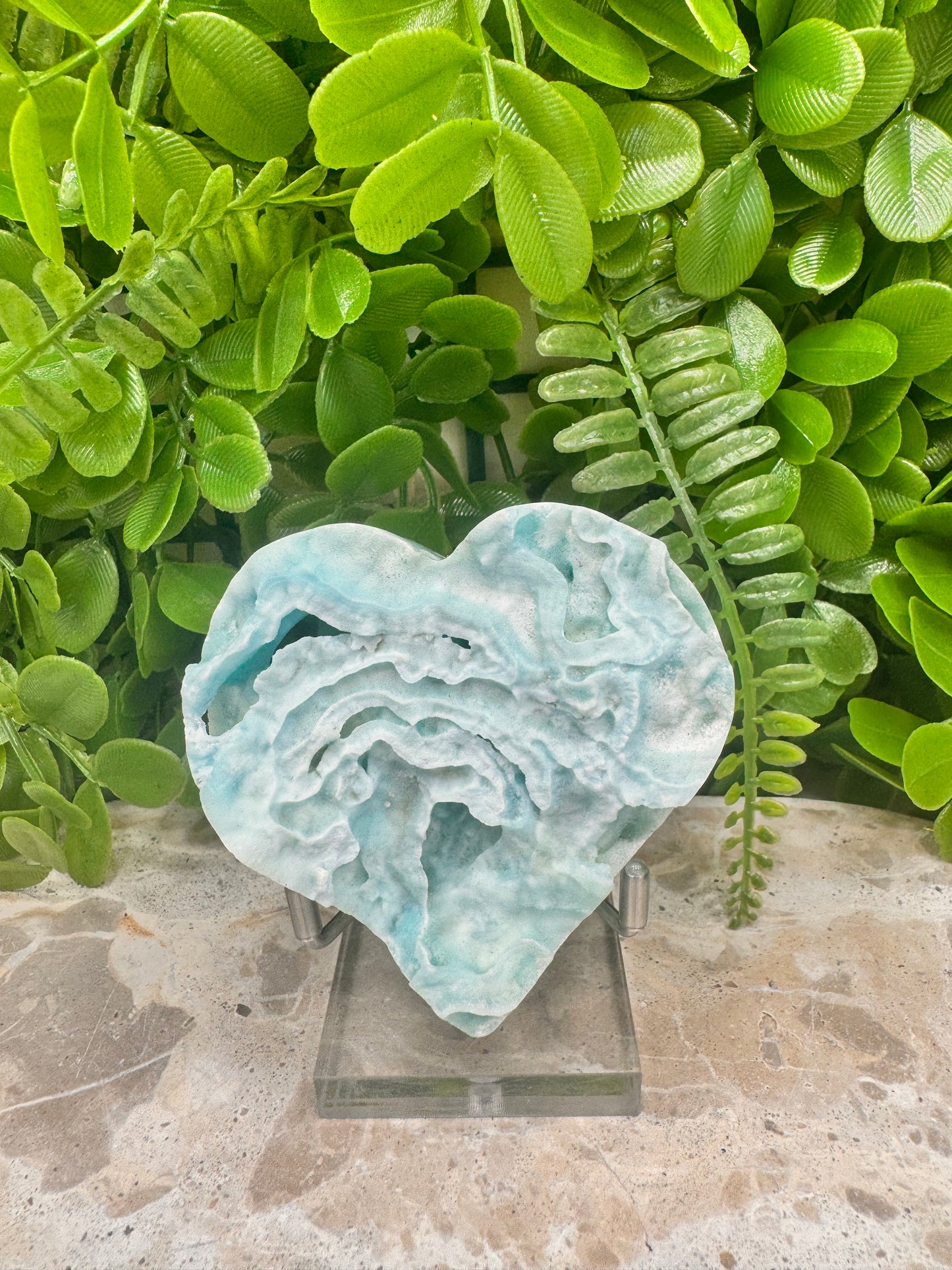 Hemimorphite Heart 199g