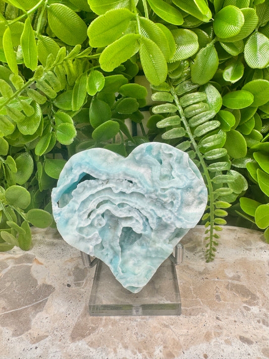 Hemimorphite Heart 199g